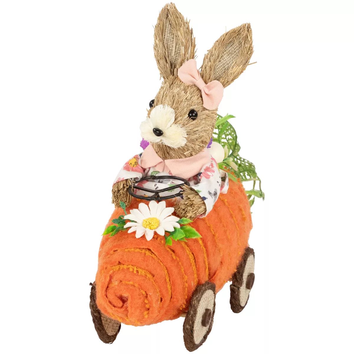 Northlight Girl Bunny with Carrot Car Easter Decoration - 13" | Target