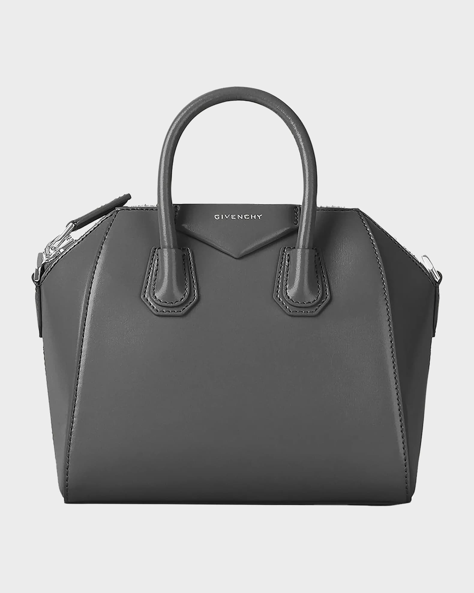 Givenchy Antigona Mini Top Handle Bag in Box Leather | Neiman Marcus