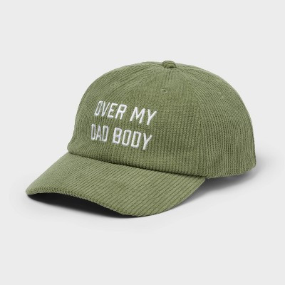 Father's Day Embroidered Corduroy Hat Olive Green - Spritz™ | Target