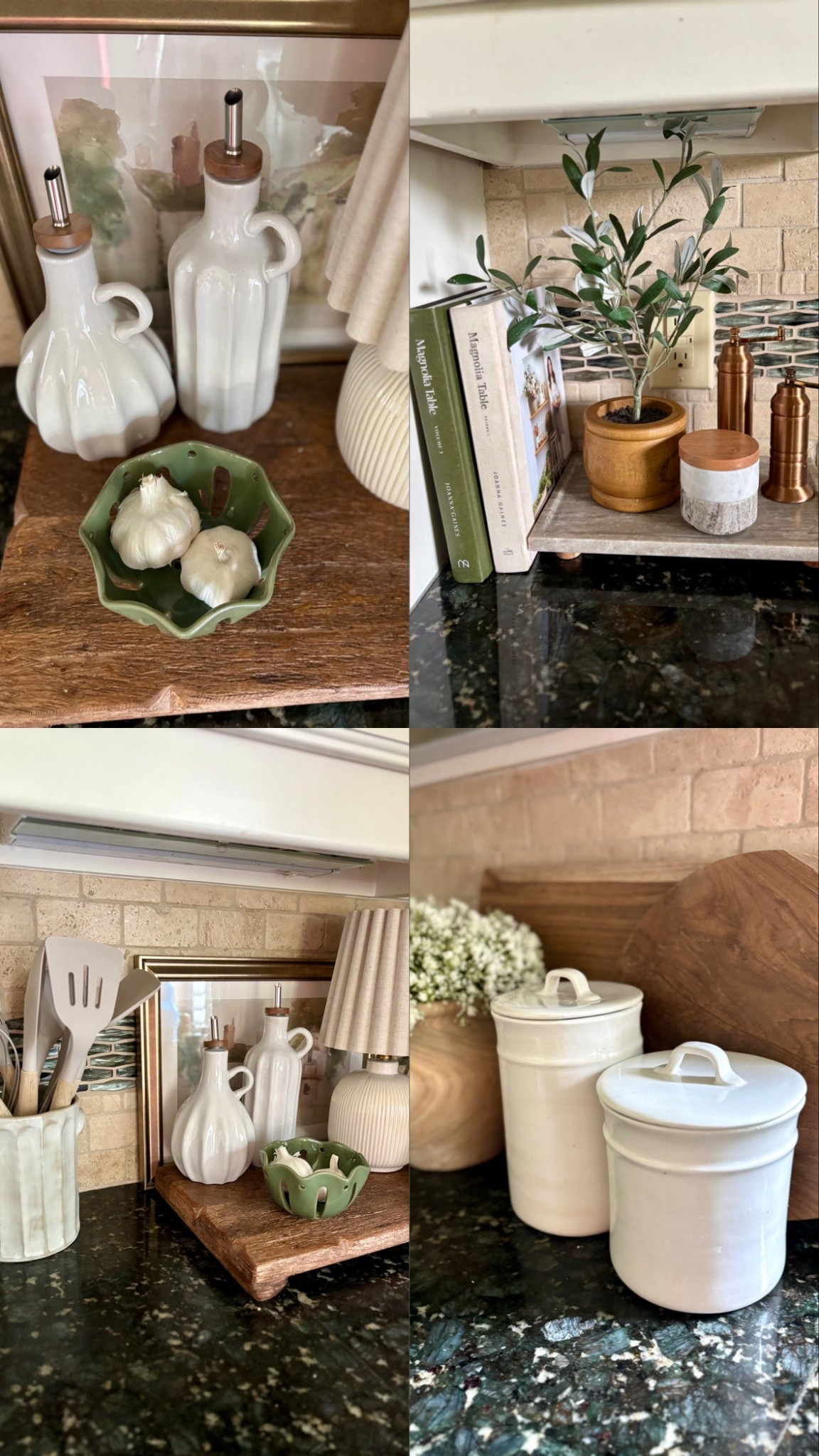 Kitchen counter styling in my home!

#LTKHome