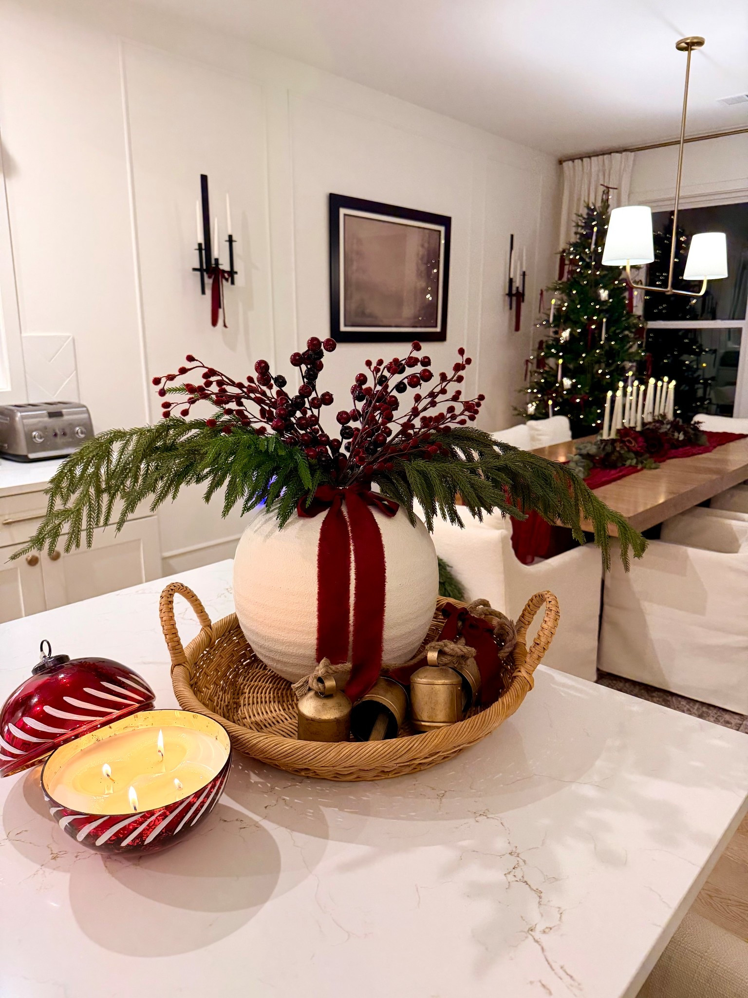 A cozy old world Christmas. Exactly the vibe I was going for this year and my kitchen was not exception. 

#LTKHome #LTKHoliday #LTKSeasonal
