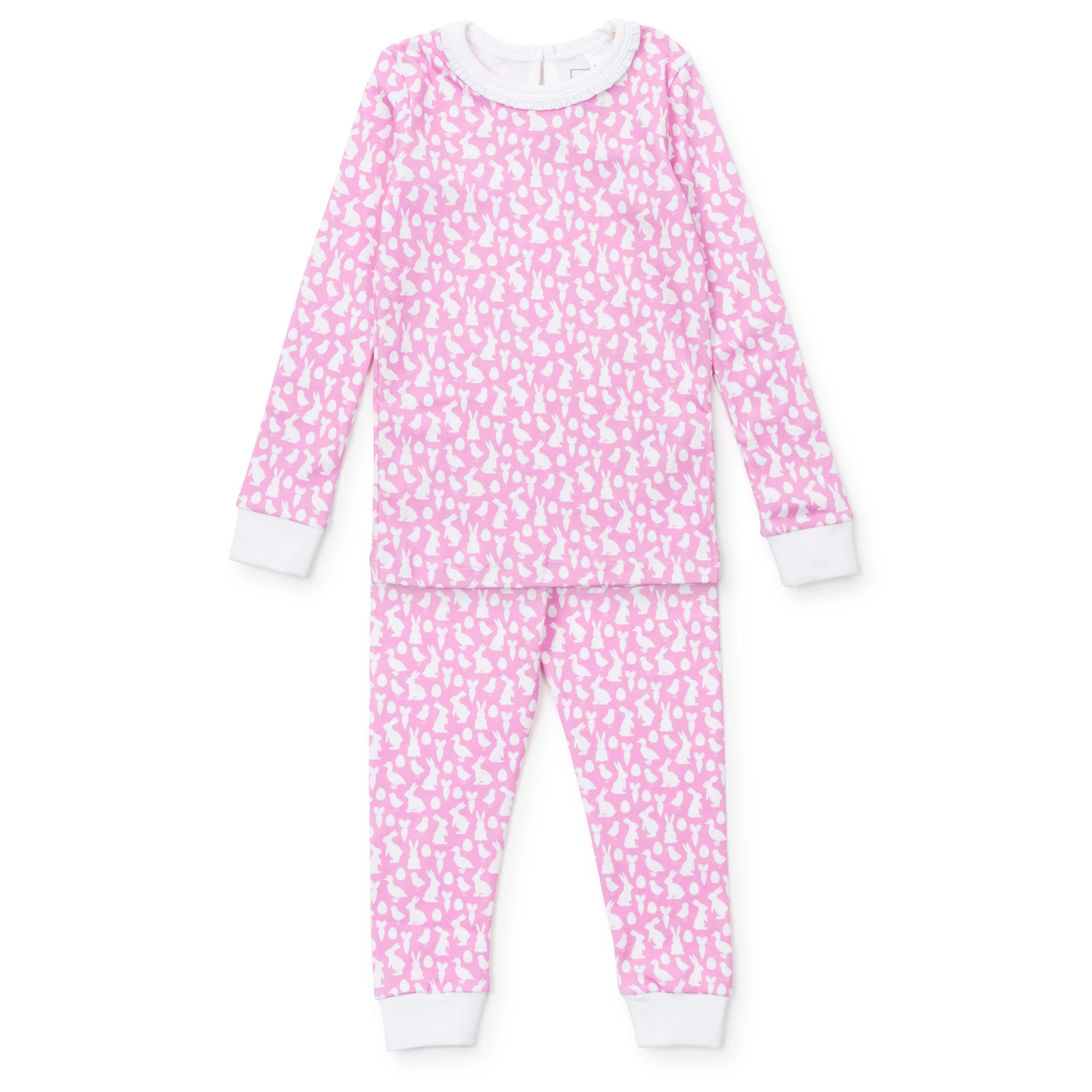 Easter Time Pink Pajama Set | Ultra-Gentle Finish | Lila and Hayes