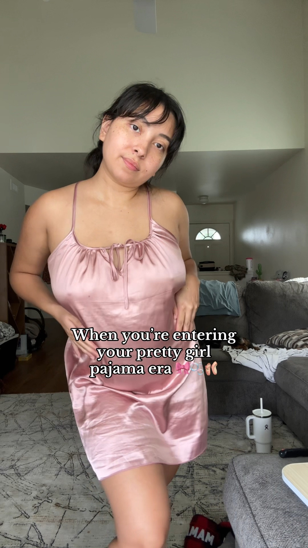 Feel cute even in bed with this satin night gown. Comes in a pack of 3

#LTKBeauty #LTKVideo #LTKStyleTip