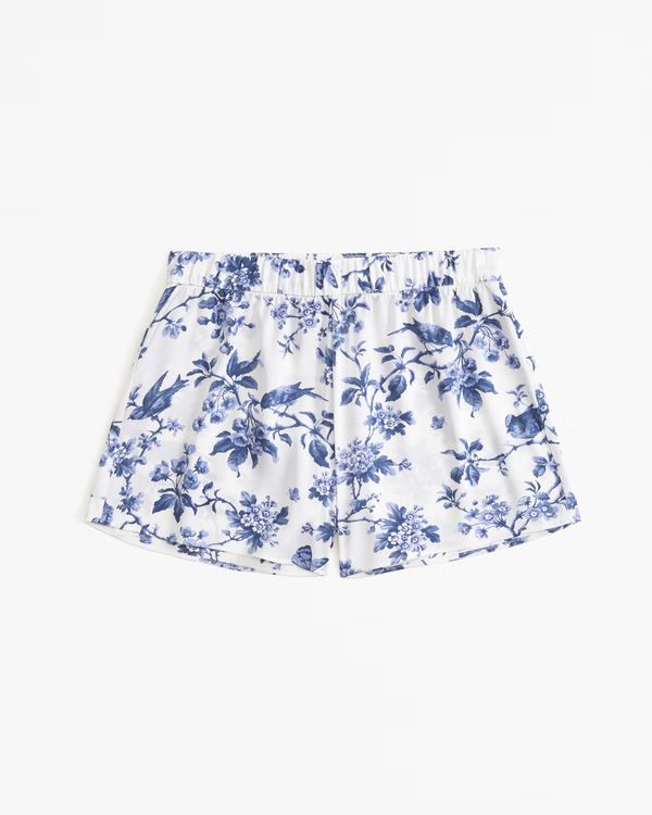 Women's Satin Sleep Short | Women's New Arrivals | Abercrombie.com | Abercrombie & Fitch (US)