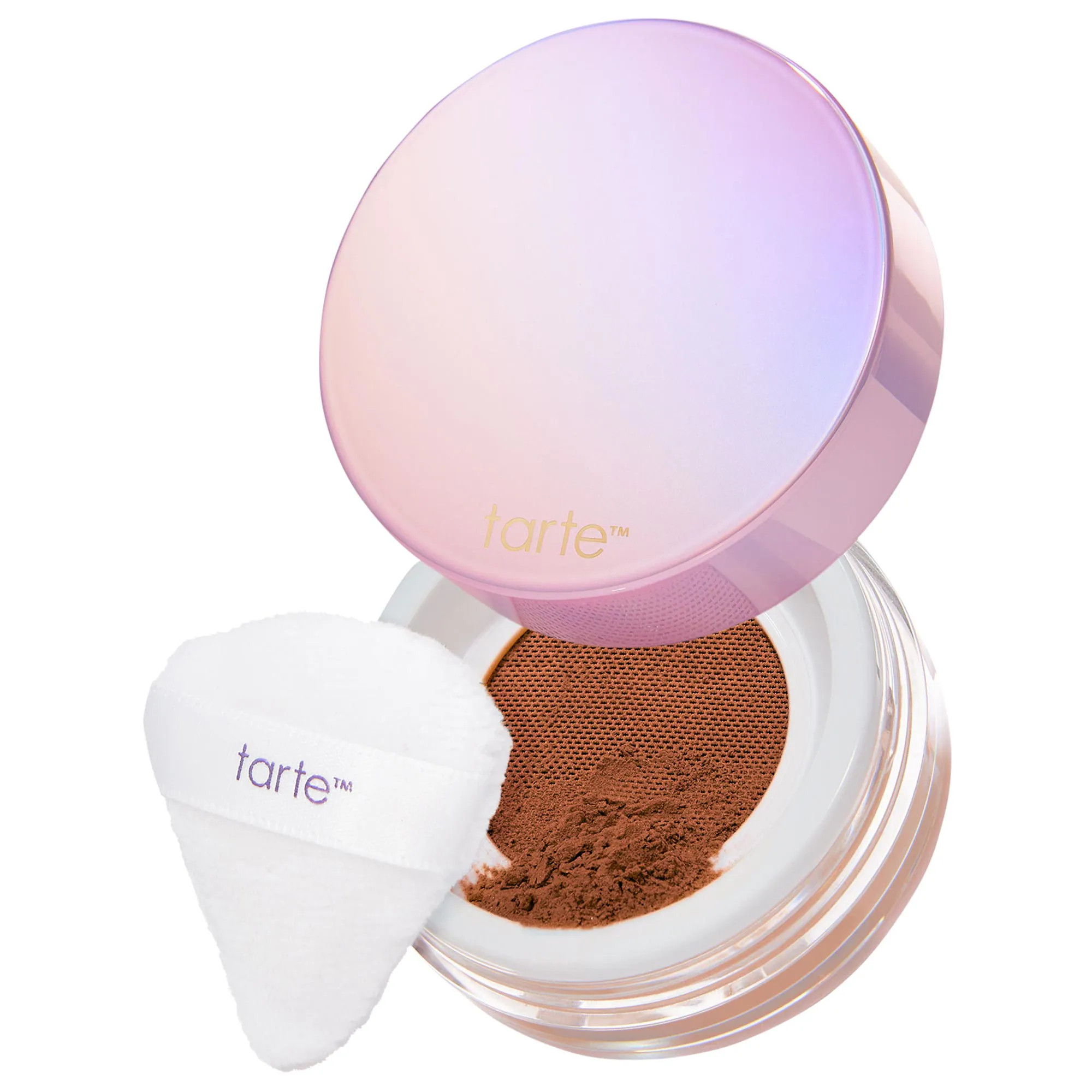 tarte creaseless loose setting & brightening powder Translucent Deep 0.24 oz / 7 g | Sephora (US)