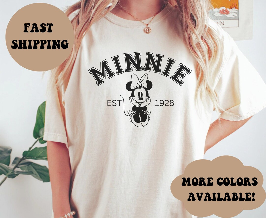 Minnie Mouse Shirt Vintage Minnie Mouse Shirt Disney Shirt - Etsy | Etsy (US)
