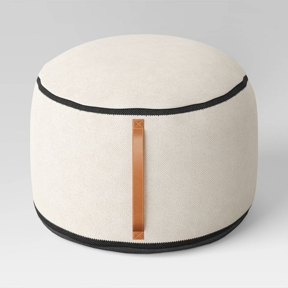 Outdoor Pouf Cream - Threshold™ designed with Studio McGee™ | Target