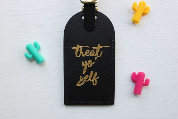 Wedding Favors | Luggage Tags | Bridesmaid Gift | Wedding Gift | Treat Yo Self | Party Favors | Brid | Etsy (US)