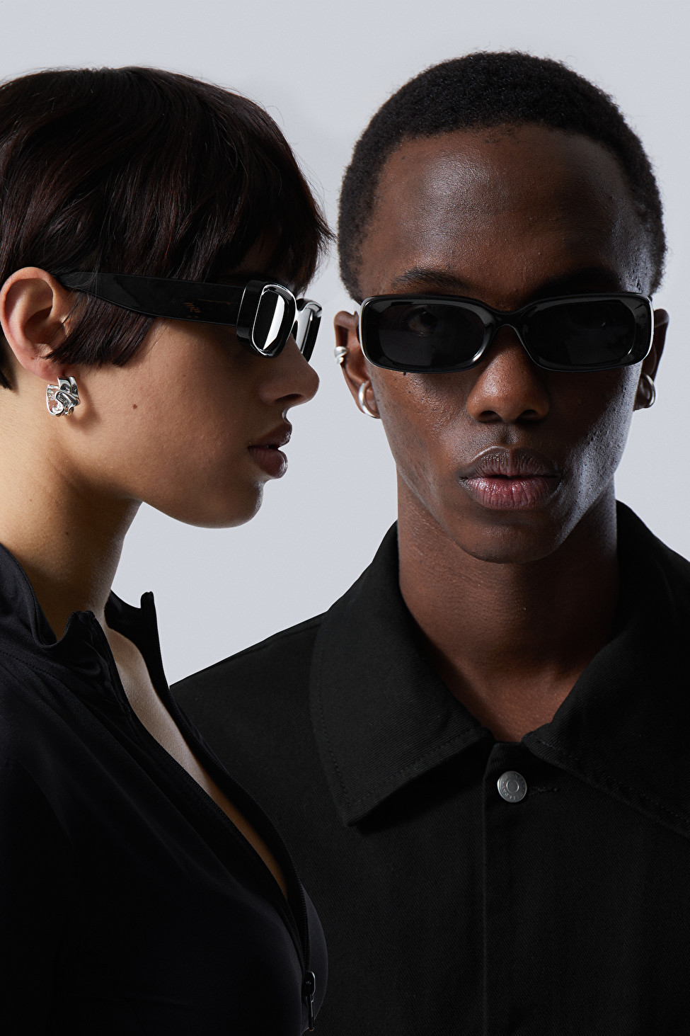 Cruise Squared Sunglasses | Weekday