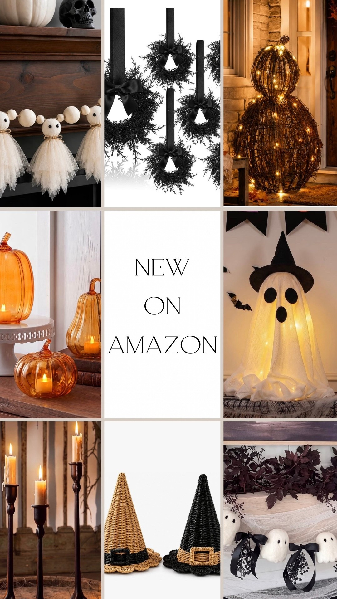 Amazon
New on Amazon
Ghost
Pumpkins
Candle holder 
Wreaths
Garland

#LTKHome