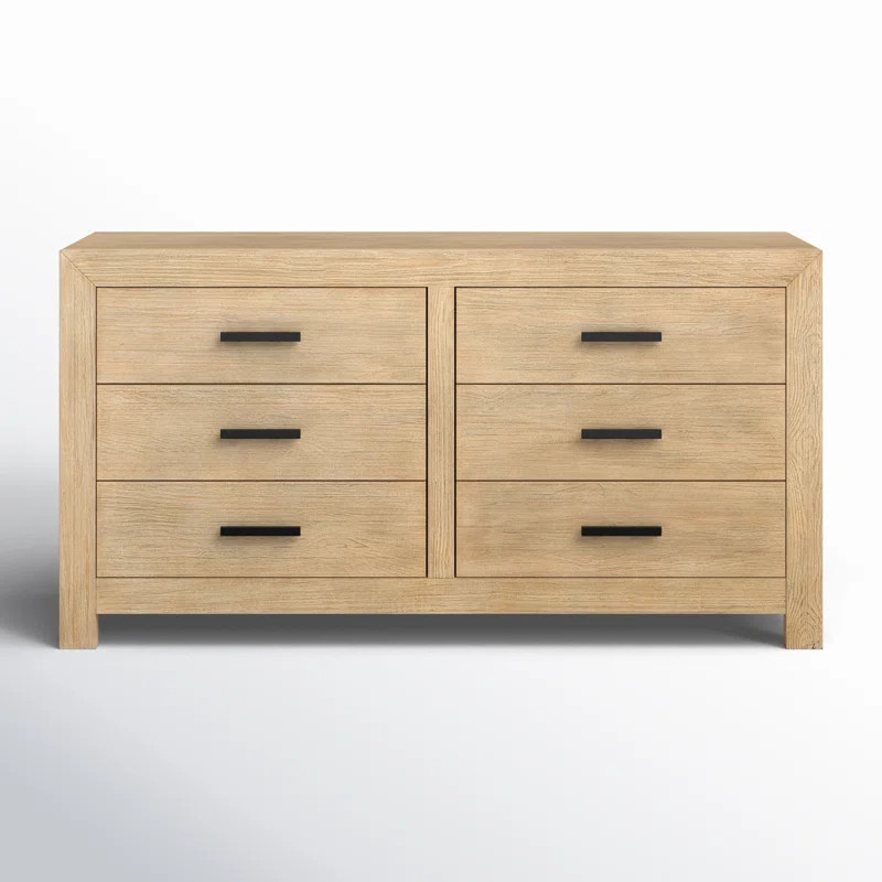 Birch Lane™ Levert 6 Drawer 67" W Solid Wood Double Dresser | Wayfair | Wayfair North America