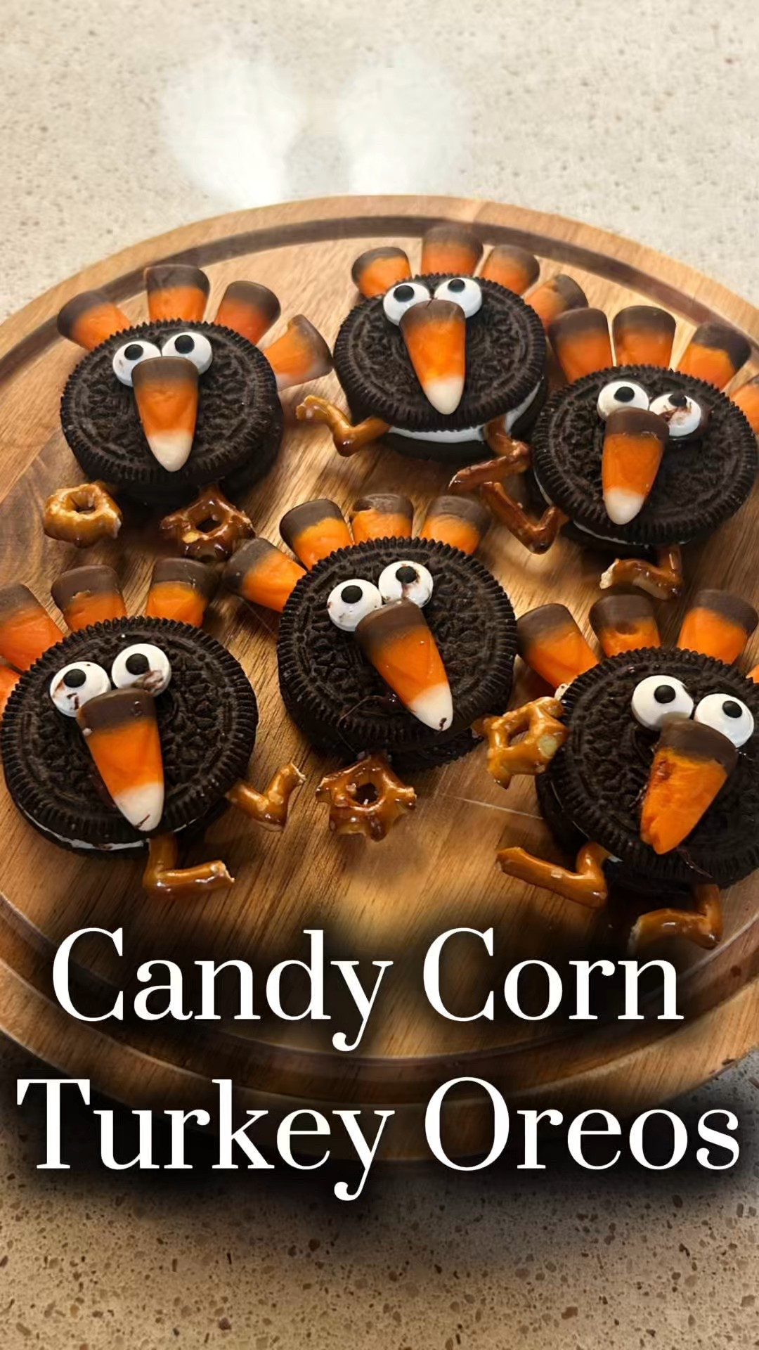 Let’s make some Candy Corn Turkey Oreos! 🦃 

These no-bake festive treats are delicious and so easy to make. I had some leftover candy corn and some bat pretzels from Halloween, but you can get creative with ingredients!

What are some of your favorite treats to make for Thanksgiving?
#thanksgiving #thanksgivingtreat #thanksgivingdessert #thanksgivingrecipe


#LTKfoodie #LTKHome #LTKHoliday