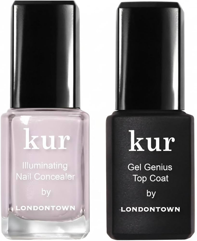 LONDONTOWN kur Nail Concealer & Gel Genius Top Coat Duo, 2 Piece Set | Amazon (US)