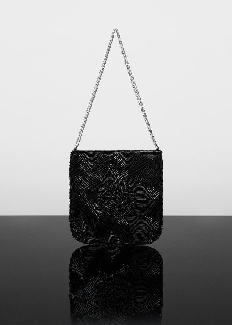 Chain bead bag -  Women | Mango USA | MANGO (US)