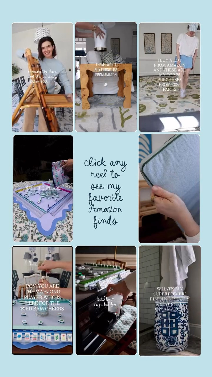 If you love all things Grandmillennial, block print, traditional home decor (with a twist), mahjong and needlepoint… let’s be friends 🫶

These are my favorite Amazon purchases! 

Amazon Finds, Amazon Home, Decor, Preppy, Grandmillennial, Blue and White Decor, Traditional Home Decor, Mahjong

#LTKSeasonal #LTKHome