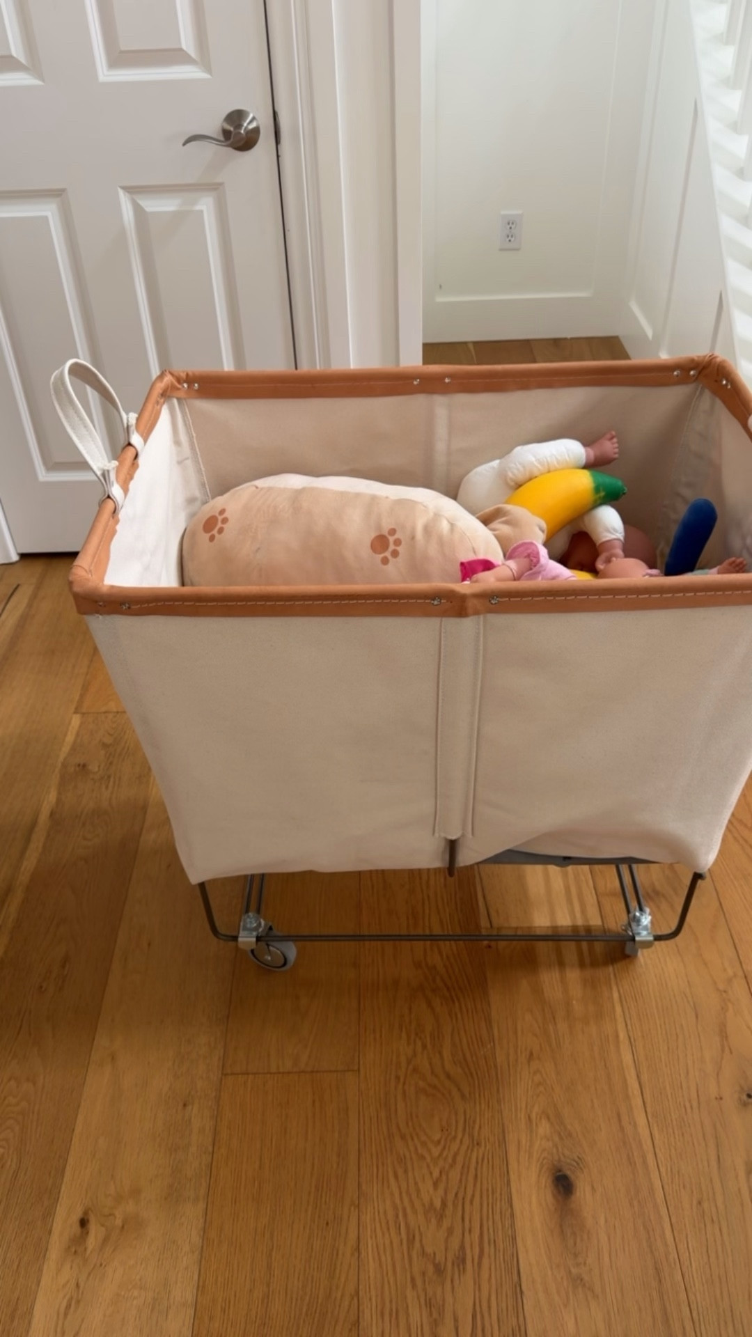 This canvas basket on wheels is amazing! It’s from Steele Canvas and it’s amazing! I got the XL with 3” casters. It’s huge! 

#LTKHome #LTKmomlife