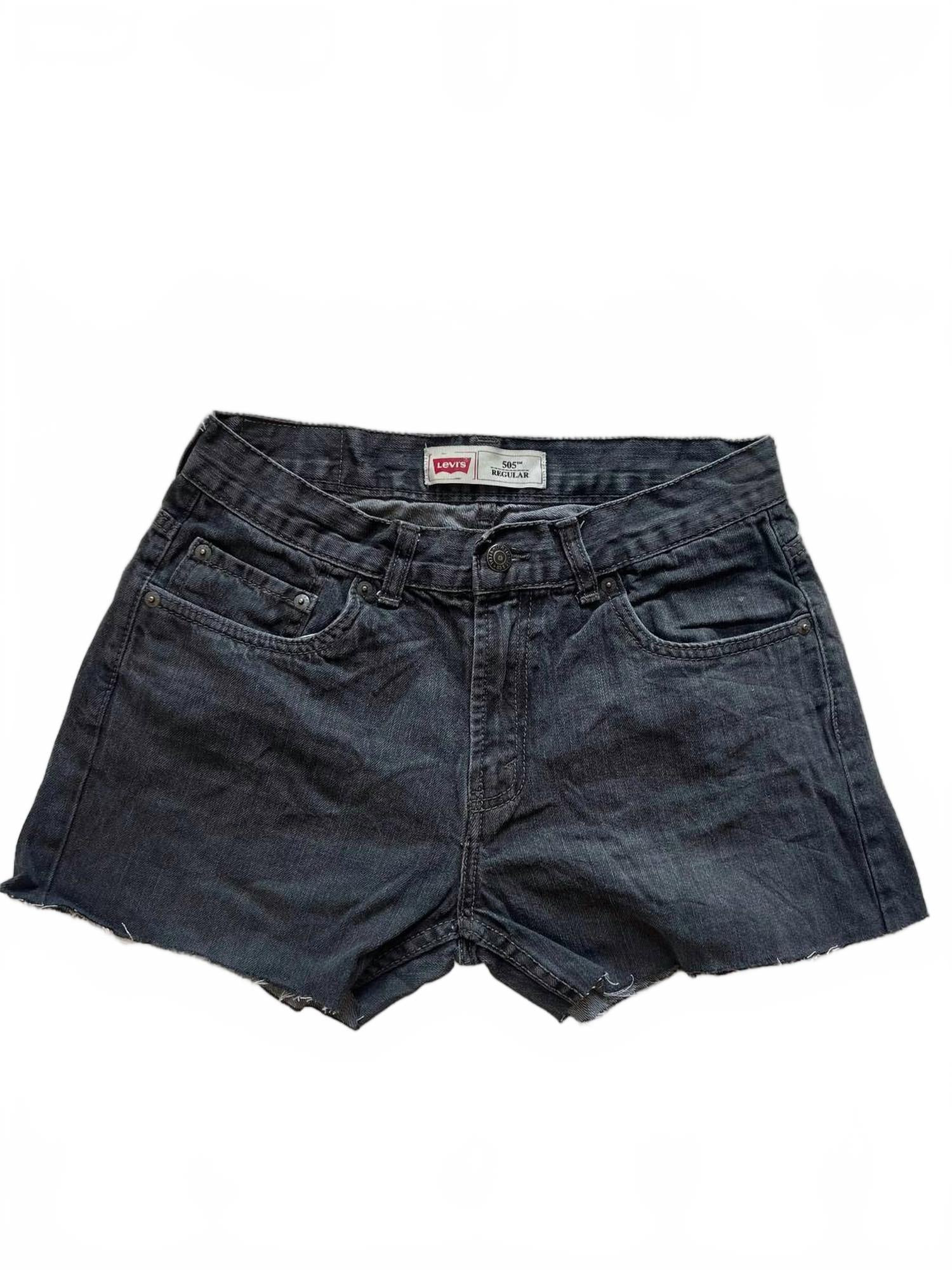 Women's 505 Denim Shorts In Black | Shop Simon