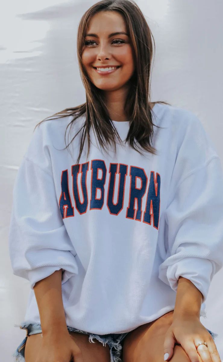 charlie southern: auburn corded sweatshirt | RIFFRAFF