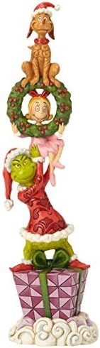Enesco Dr. Seuss The Grinch by Jim Shore Stacked Characters Figurine, 13.39", Multicolor | Amazon (US)