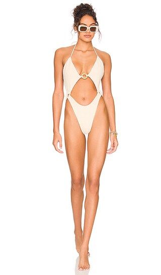 Mimi One Piece in Ivory | Revolve Clothing (Global)