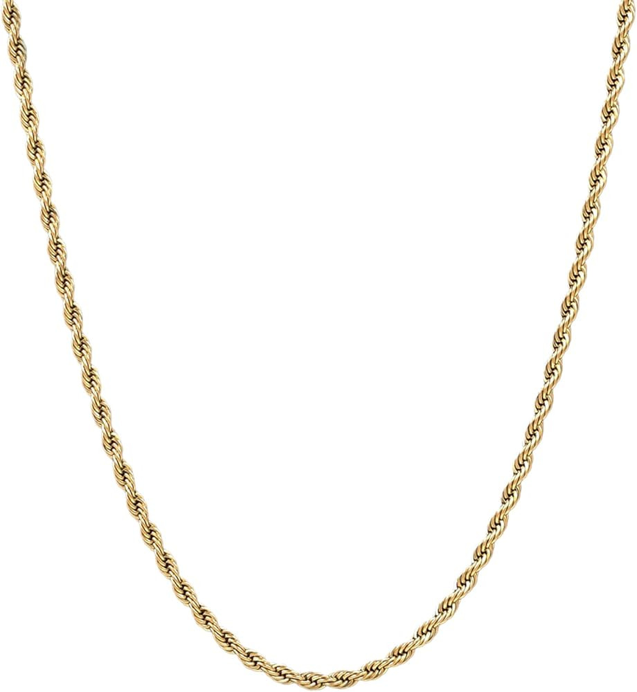 GLD Rope Chain Necklace for Men and Women | Amazon (US)