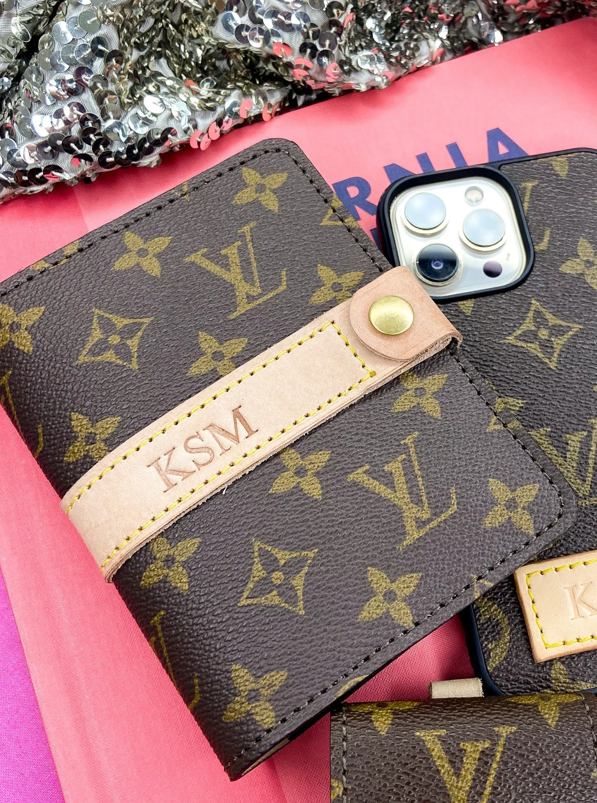 Louis Vuitton Monogram Galaxy Wallet Case