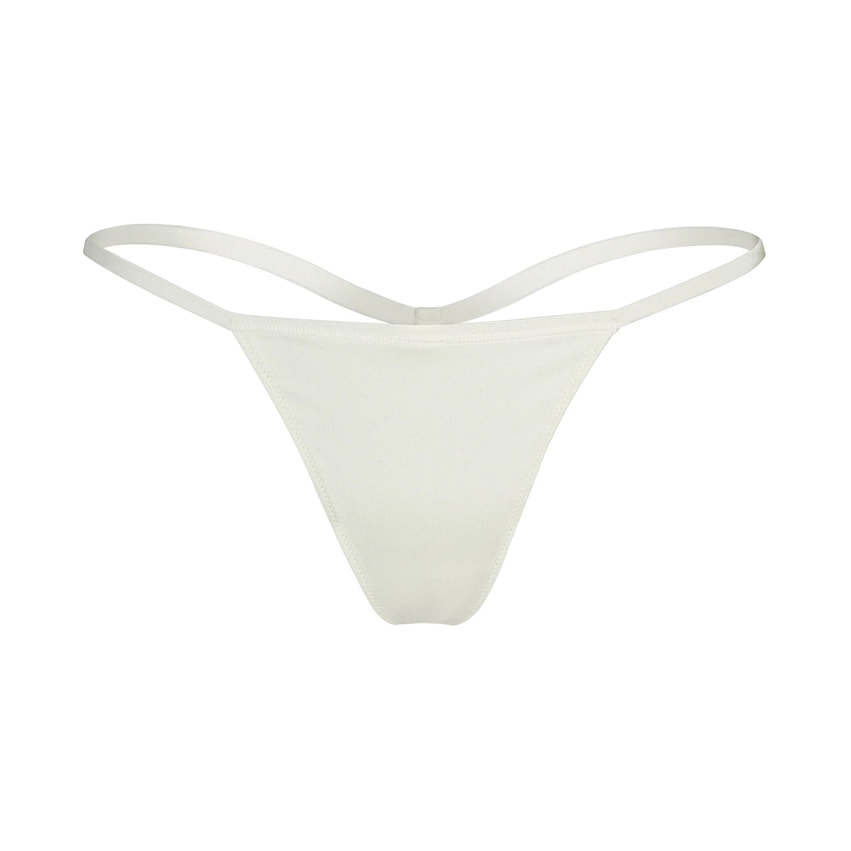 COTTON JERSEY T-STRING THONG | SKIMS (US)