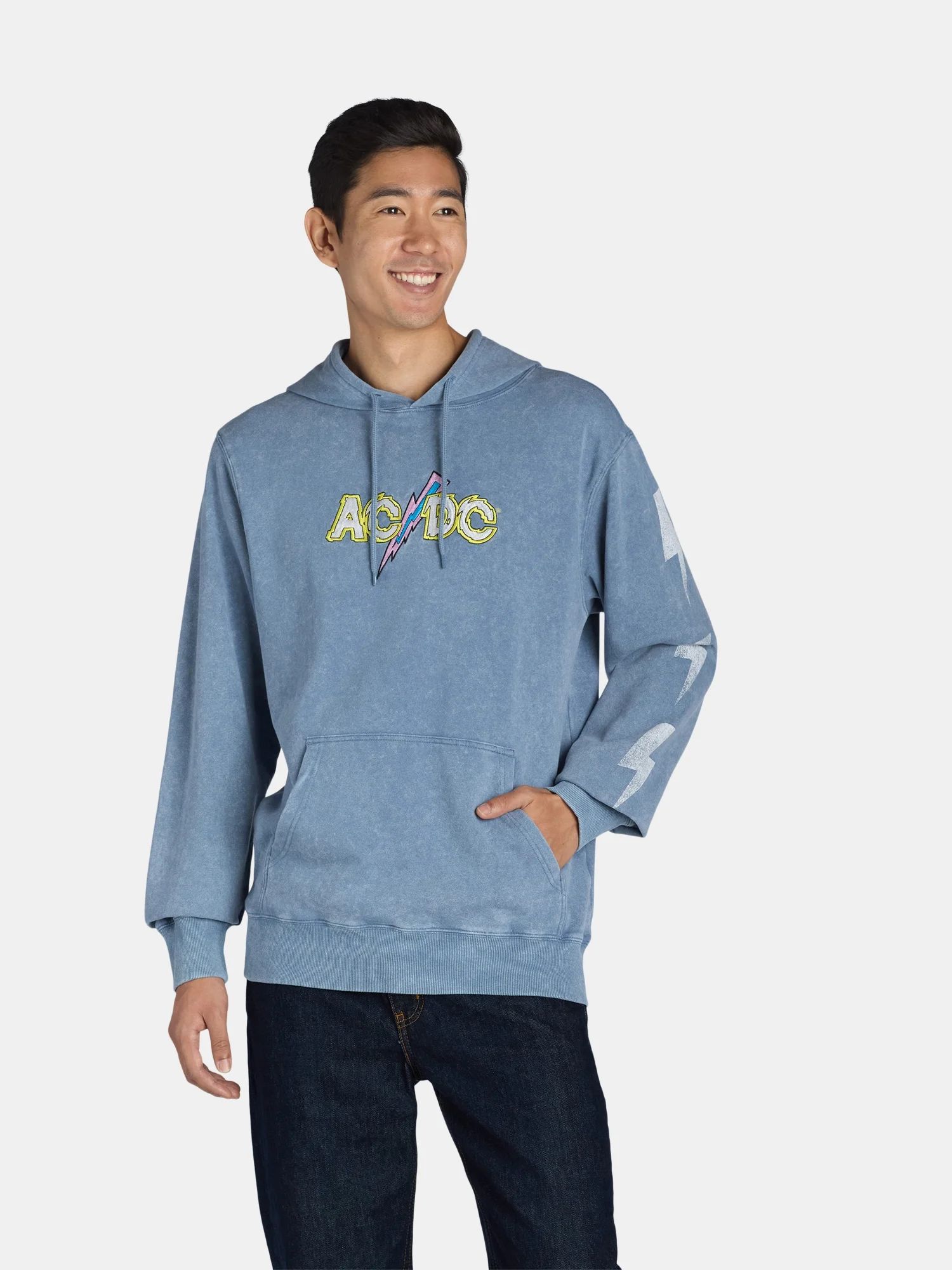 AC/DC Men's Graphic Hoodie with Long Sleeves, Size XS-3XL | Walmart (US)