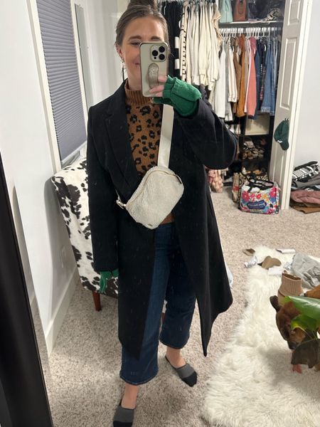 Received this beautiful wool pea coat from Aritzia for Christmas and I’m in love! It’s been 1,2,3 degrees here in Michigan and this coat was the mvp of keeping me warm! Also, loving these kick out crop jeans from madewell! I’m in a petite and am 5’4. Fits true to size! #outerwear #wintercoat #winterfashion 

#LTKSeasonal #LTKworkwear #LTKGiftGuide