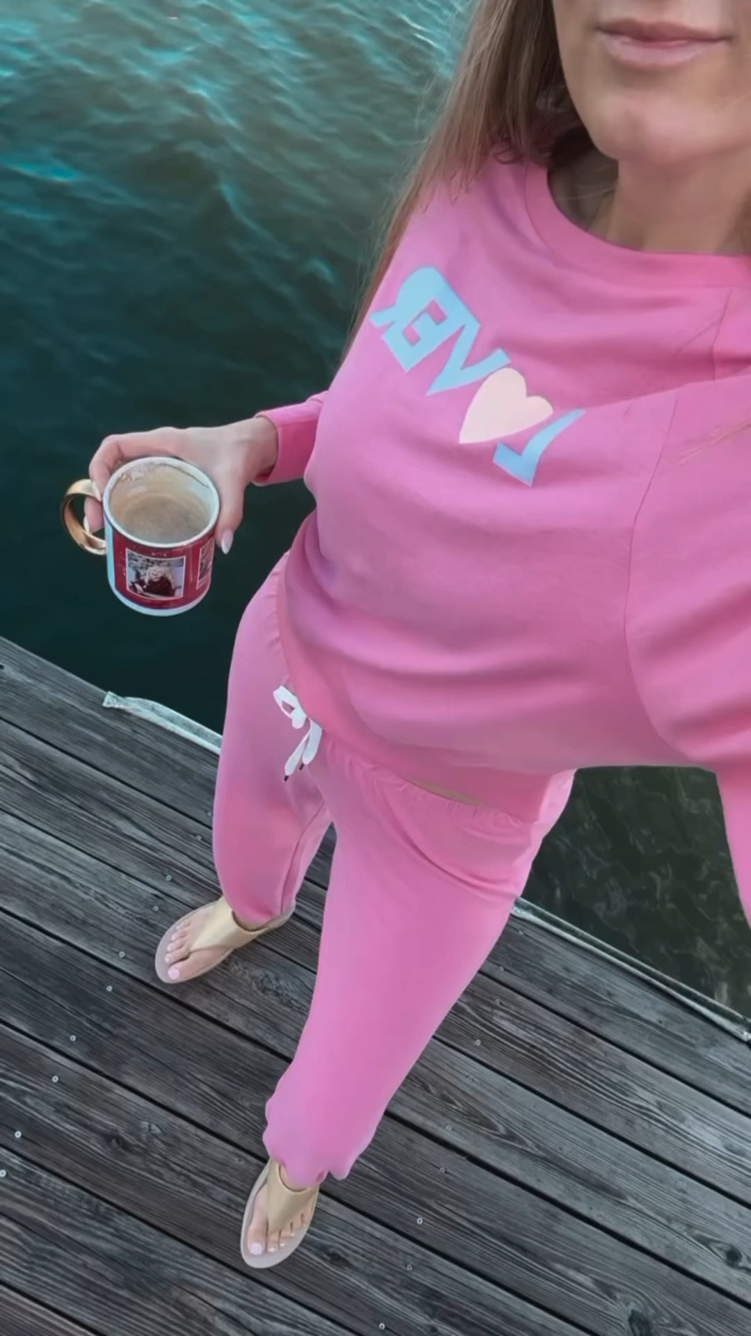 Cute Lounge  set from valentines day ! Wearing small 

#LTKfindsunder100 #LTKSeasonal #LTKover40