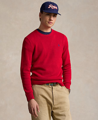 Men's Cotton Crewneck Sweater | Macy's