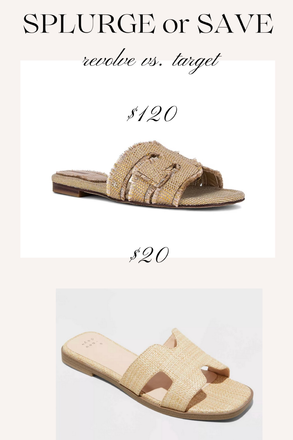 Slides splurge or save!

#LTKSeasonal #LTKsalealert #LTKSpringSale