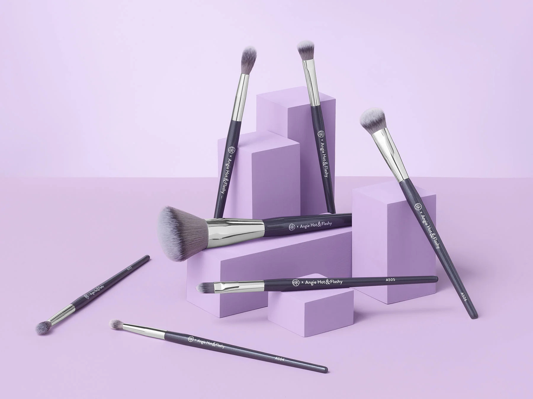 Angie Hot & Flashy Brush Set (7PC) | BK Beauty