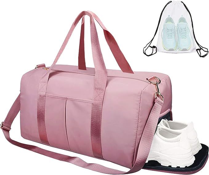 ICEIVY Dry Wet Separated Gym Bag, Sport Gym Duffle Holdall Bag Training Handbag Yoga bag Travel O... | Amazon (UK)