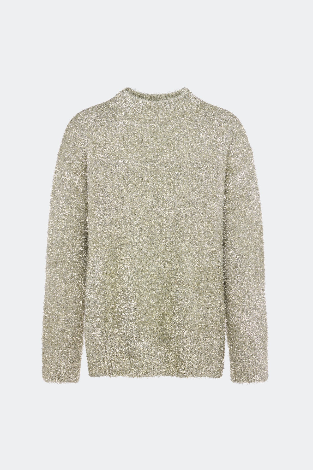 Cher Tinsel Sweater In Satellite Silver | Simon Miller