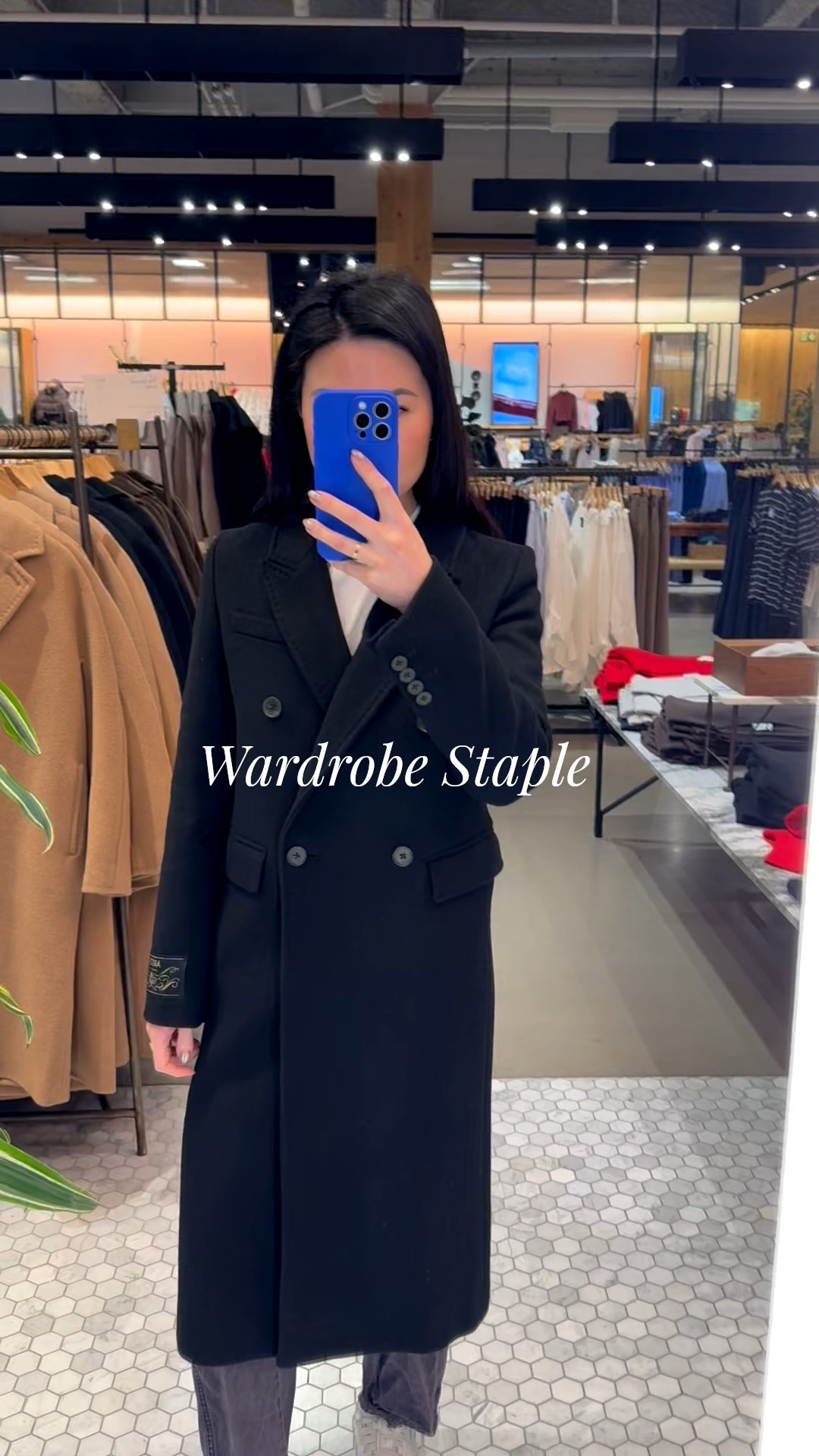 Pretty sure this will never go out of style. 

Wool coat, wardrobe staple, investment coat, long black wool coat, long Aritzia wool coat, Aritzia sale, winter coat, long winter coat, long double breasted coat, warm winter coat, winter outfit, work coat, office coat, winter coat ootd, winter work coat. 



#LTKwinter #LTKsale #LTKstyletip