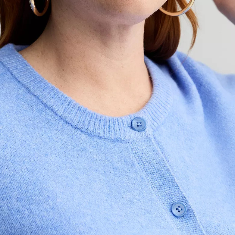 Plus Size Nine West Short Sleeve Cozy Cardigan | Kohl's