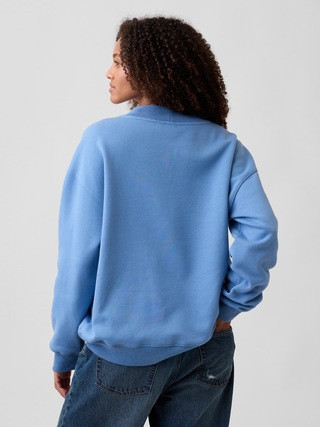 Oversized Gap Logo Mockneck Tunic Sweatshirt | Gap Factory