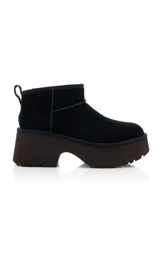 New Heights Sheepskin Platform Classic Ultra Mini Boots | Moda Operandi (Global)
