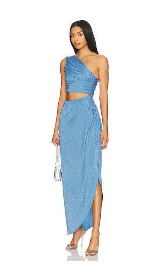 Aurora Dress in Larimar Blue | Revolve Clothing (Global)
