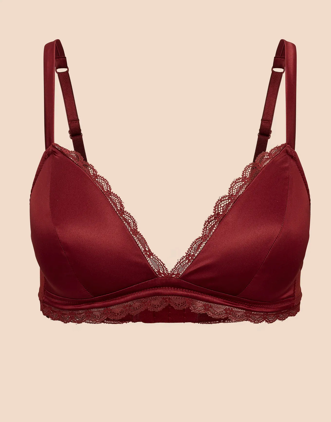 Ursula Dark Red Lightly Lined Bra, 30A-38DD | Adore Me | Adore Me