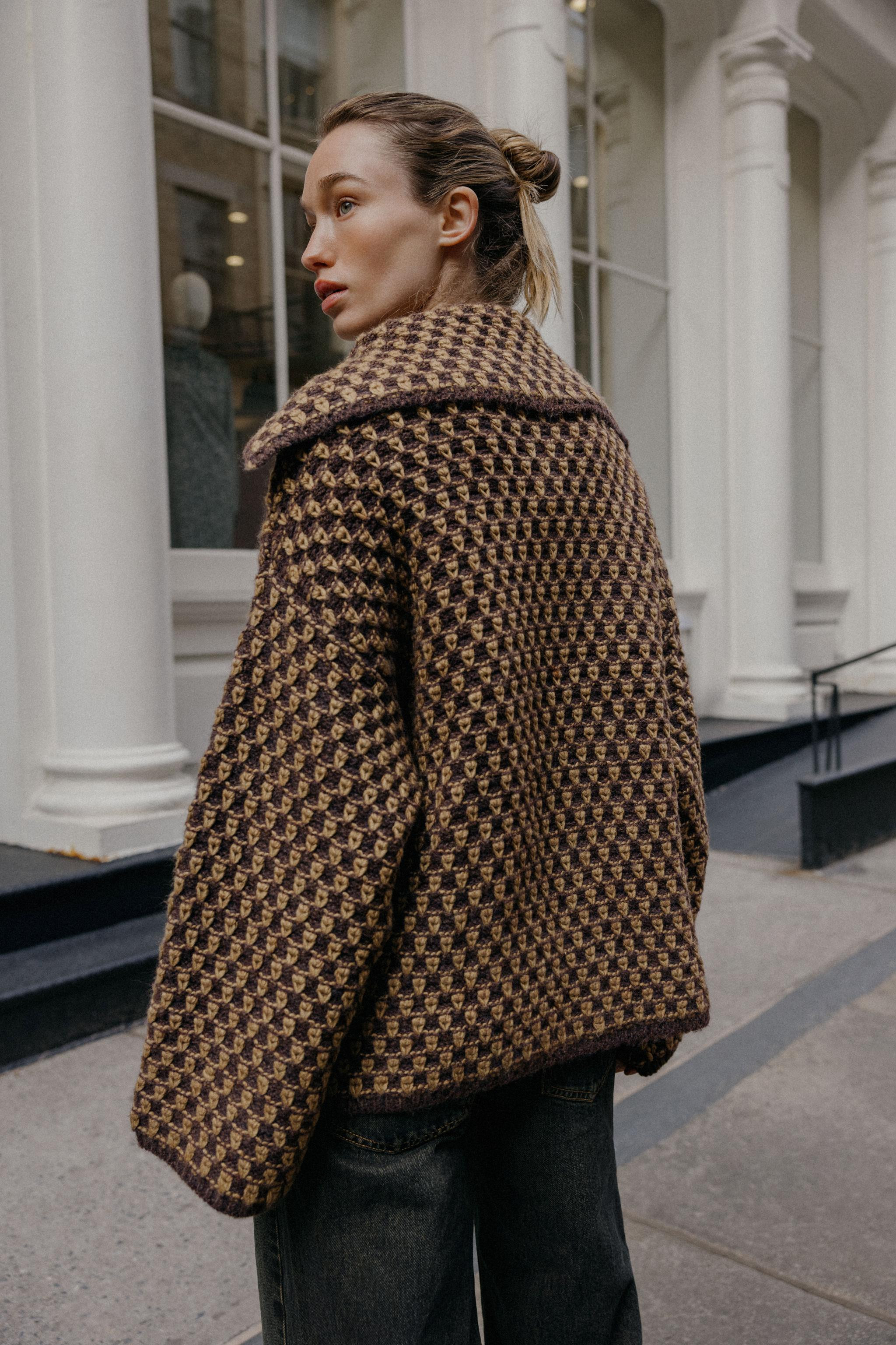 OVERSIZED KNIT JACKET | Zara US