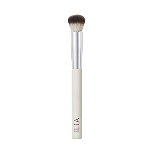 ILIA - Complexion Brush | Liquid + Cream Complexion Product Brush Made with FSC Certified Wood, Aluminum, + Soft, Vegan Bristles | Expertly Crafted | Non-Toxic, Vegan, Cruelty-Free, Recyclable | Amazon (US)