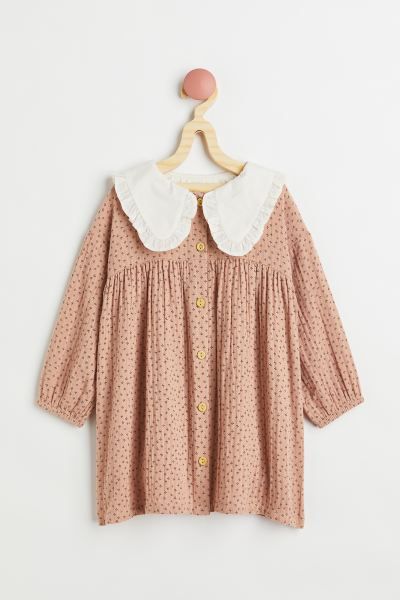 Double-weave Dress with Collar | H&M (US + CA)