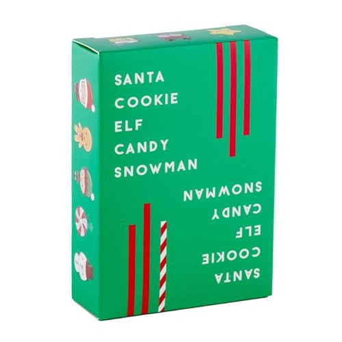 Santa Cookie Elf Candy Snowman Christmas Edition Holiday Card Game by Taco Cat Goat Cheese Pizza | Great for Stockings and White Elephant Gift | Fun for Kids, Teens, Adults, and Families | 2-8 Players | Amazon (US)