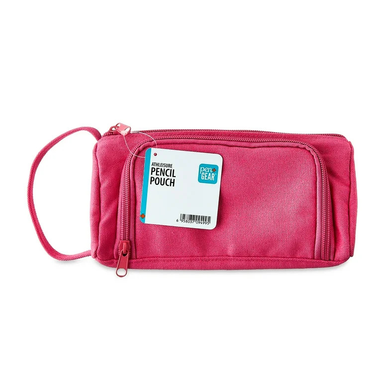 Pen+Gear Athleisure Pencil Pouch, Pink | Walmart (US)