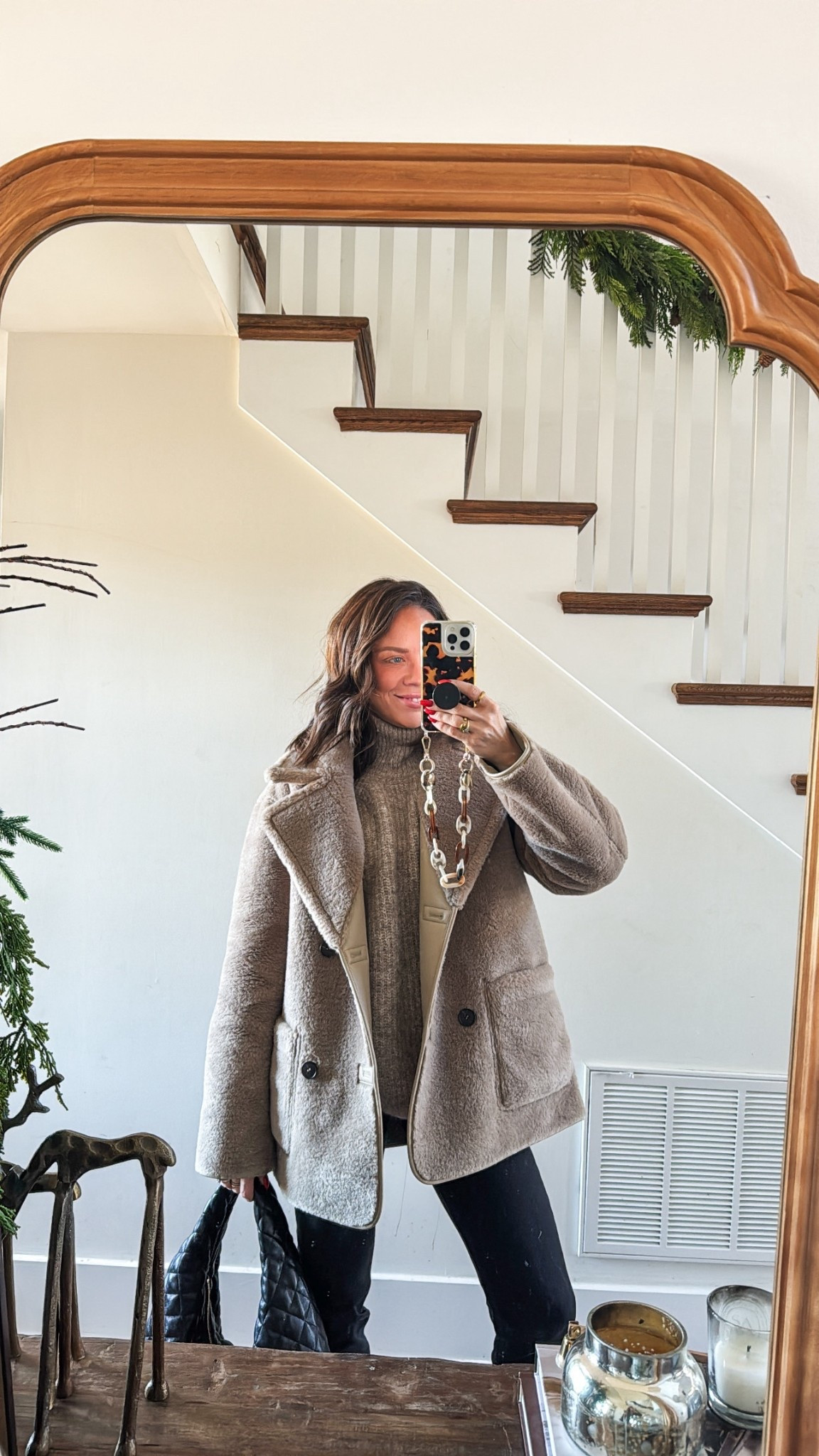 Cozy new Zara jacket! In XS fits oversized 

#LTKootd #LTKHoliday