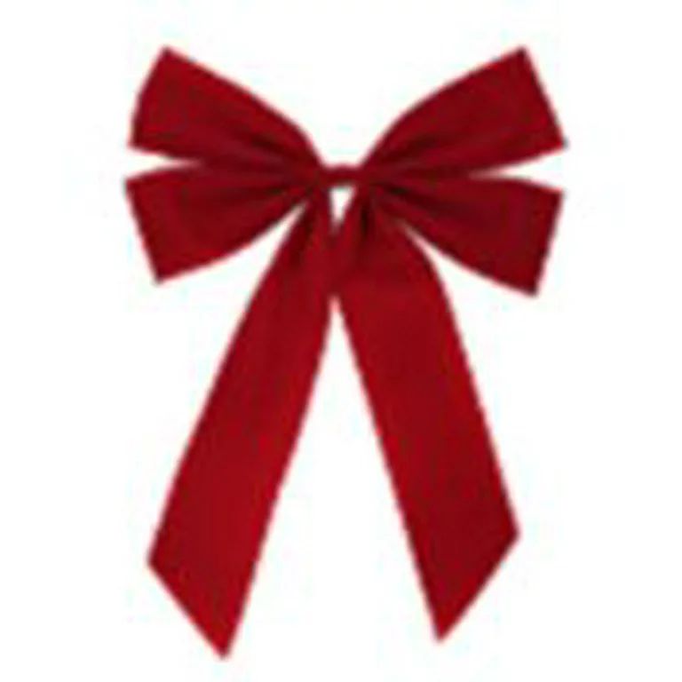 Christmas Red Wreath Bow, 15 in, by Holiday Time | Walmart (US)