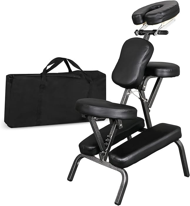 Nova Microdermabrasion Portable Massage Chair Foldable Tattoo Therapy Chair 4 Inches Thickness Sp... | Amazon (US)