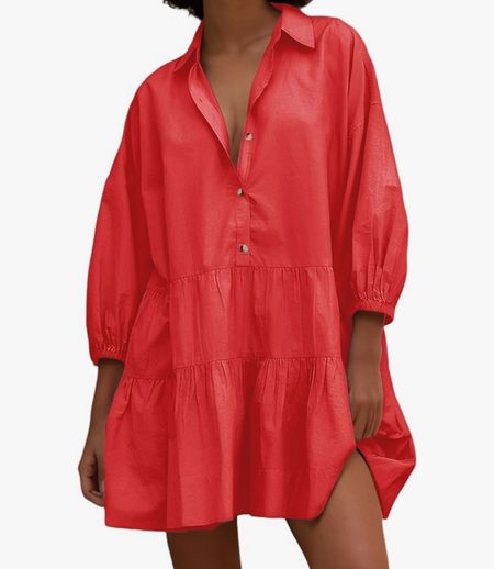 Cutest shirt dress! Perfect for summer ☀️
🔗outfit linked on Amazon 

#LTKFindsUnder50 #LTKStyleTip #LTKSaleAlert